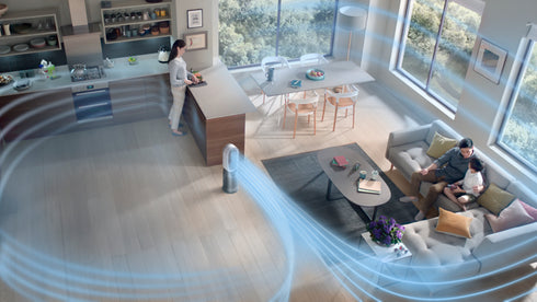 Dyson, Purifier Hot+Cool Autoreact, 三合一涼暖空氣清淨機, 空氣清淨風扇, 無葉風扇, HP7A, 鎳白色, 空氣清淨機